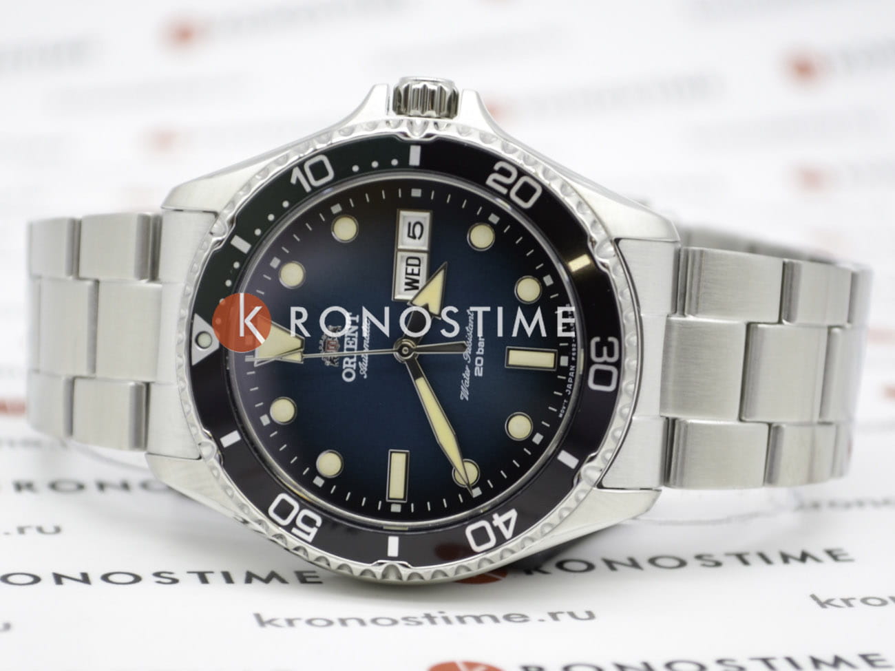 Orient Orient Mako Kamasu RA-AA0811E (RN-AA0811E) мужские часы синий циферблат на запястье